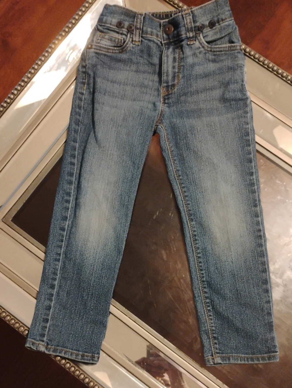 Kids Straight-Leg Light Blue Denim Jeans